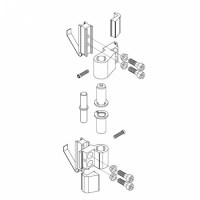 cerniera per porte MAXI schema di montaggio